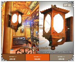 Đèn treo tường phòng thờ DTT02 trang trọng