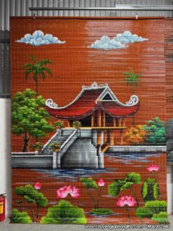 Mẫu mành rèm trúc tranh nghệ thuật thủ công độc đáo