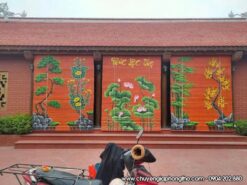 Mẫu mành rèm trúc tranh nghệ thuật thủ công độc đáo