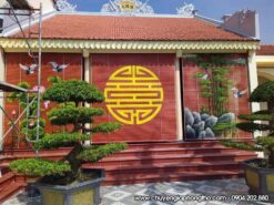 Mẫu mành rèm trúc tranh nghệ thuật thủ công độc đáo