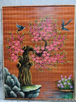 Mẫu mành rèm trúc tranh nghệ thuật thủ công độc đáo