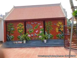 Mẫu mành rèm trúc tranh nghệ thuật thủ công độc đáo