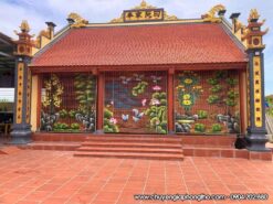 Mẫu mành rèm trúc tranh nghệ thuật thủ công độc đáo