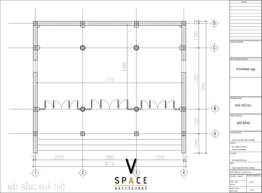 Mẫu nhà thờ họ 3 gian 2 mái 58m2 kết hợp nhà ở 2 tầng tại Hưng Yên Mẫu nhà thờ họ 3 gian 2 mái 58m2 kết hợp nhà ở 2 tầng tại Hưng Yên