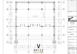 Bản vẽ thiết kế nhà thờ họ 3 gian 2 mái 64m2 tại Sơn La