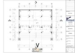 Phương án thiết kế nhà thờ họ 3 gian 2 mái 82m2 tại Thái Nguyên