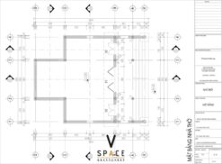 Bản vẽ thiết kế nhà thờ họ 3 gian 2 mái có hậu cung 95m2 tại Quảng Ninh