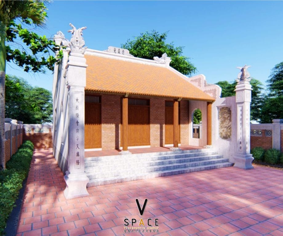 thiet-ke-nha-tho-ho-3-gian-2-mai-dep-truyen-thong-tai-ninh-binh (1) Phương án thiết kế nhà thờ họ 3 gian 2 mái đẹp truyền thống tại Ninh Bình