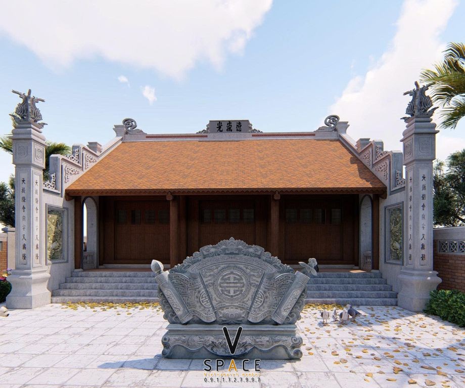 phuong-an-thiet-ke-nha-tho-ho-3-gian-2-mai-co-binh-phong-tai-lai-chau (1) Phương án thiết kế nhà thờ họ 3 gian 2 mái có bình phong tại Lai Châu