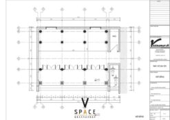 Phối cảnh nhà thờ gia tiên 3 gian 2 mái 78m2 tại Lạng Sơn