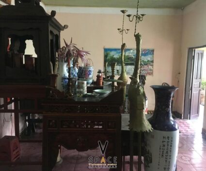 Cải tạo nhà thờ họ 3 gian 2 mái có hồ nước và sân vườn tại Điện Biên