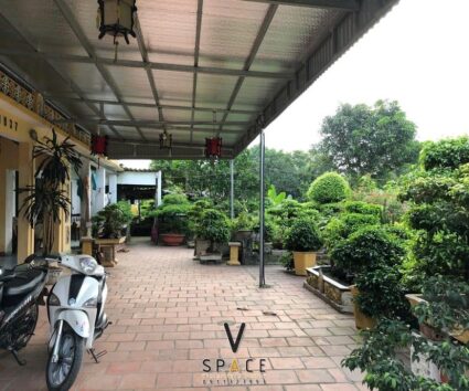 Cải tạo nhà thờ họ 3 gian 2 mái có hồ nước và sân vườn tại Điện Biên