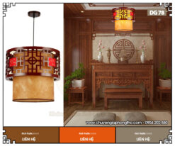 Đèn thả decor nhà từ đường DG78 trang nghiêm