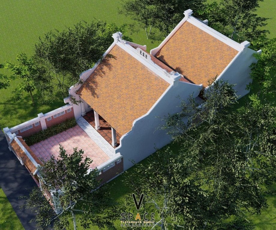 phoi-canh-mau-thiet-ke-nha-tho-ho-chu-nhi-3-gian-2-mai-52m2-tai-cao-bang (1) Phối cảnh mẫu thiết kế nhà thờ họ chữ Nhị 3 gian 2 mái 52m2 tại Cao Bằng