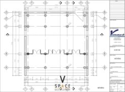 Phối cảnh mẫu thiết kế nhà thờ họ chữ Nhị 3 gian 2 mái 52m2 tại Cao Bằng