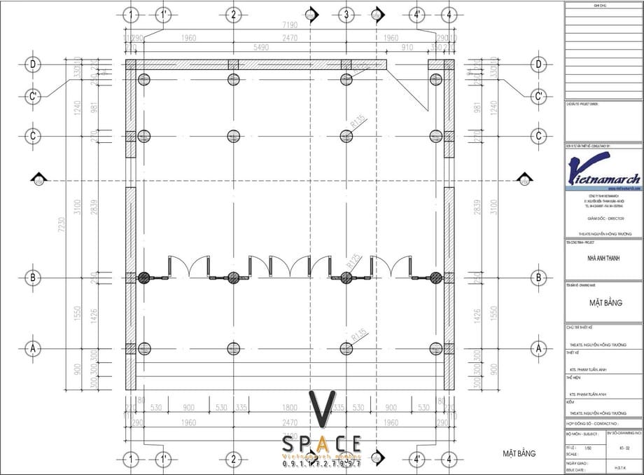 Phối cảnh mẫu thiết kế nhà thờ họ chữ Nhị 3 gian 2 mái 52m2 tại Cao Bằng Phối cảnh mẫu thiết kế nhà thờ họ chữ Nhị 3 gian 2 mái 52m2 tại Cao Bằng