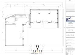 Mẫu nhà thờ họ 3 gian 2 mái kết hợp nhà ở 155m2 tại Phú Thọ