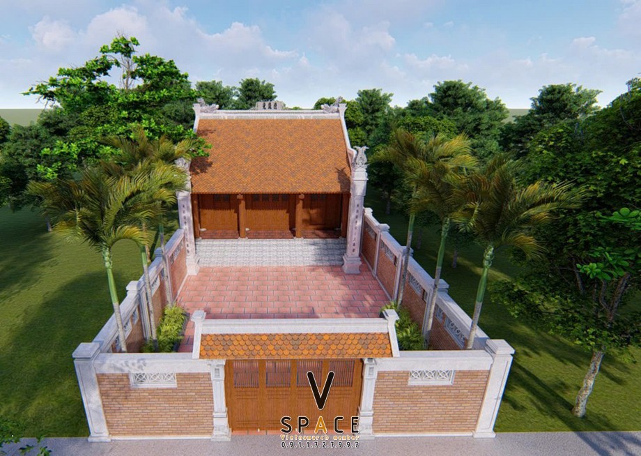 Bản vẽ thiết kế nhà thờ họ 3 gian 2 mái 60m2 phong cách truyền thống tại Thanh Hóa Bản vẽ thiết kế nhà thờ họ 3 gian 2 mái 60m2 phong cách truyền thống tại Thanh Hóa