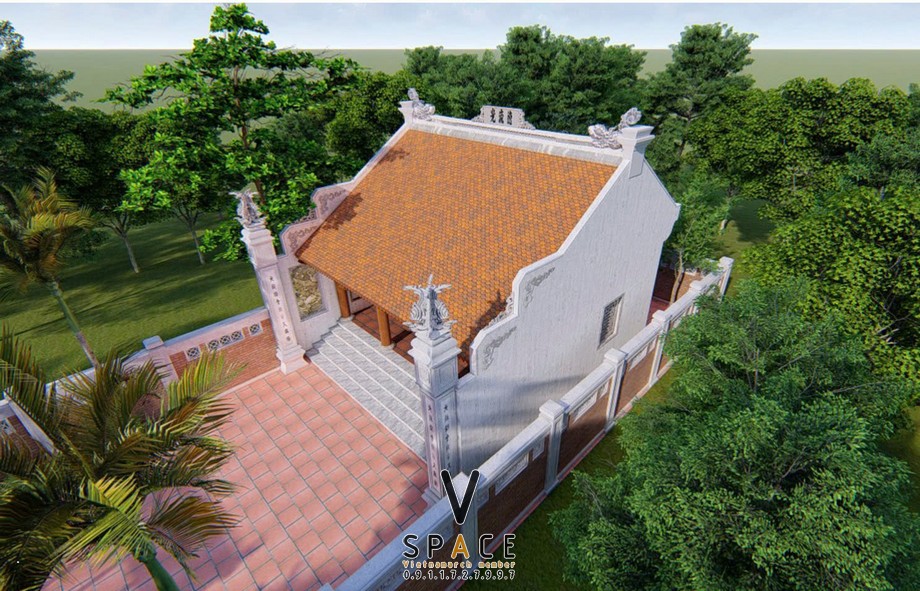Bản vẽ thiết kế nhà thờ họ 3 gian 2 mái 60m2 phong cách truyền thống tại Thanh Hóa Bản vẽ thiết kế nhà thờ họ 3 gian 2 mái 60m2 phong cách truyền thống tại Thanh Hóa