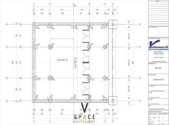 Phối cảnh thiết kế nhà thờ họ 3 gian 2 mái 45m2 nhỏ nhắn tại Hải Phòng