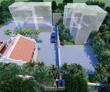 Phương án thiết kế nhà thờ họ 3 gian 2 mái phong cách kiến trúc miền Bắc tại Nghệ An