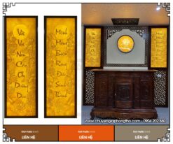 Mẫu tranh trúc chỉ câu đối đẹp, chuẩn phong thủy