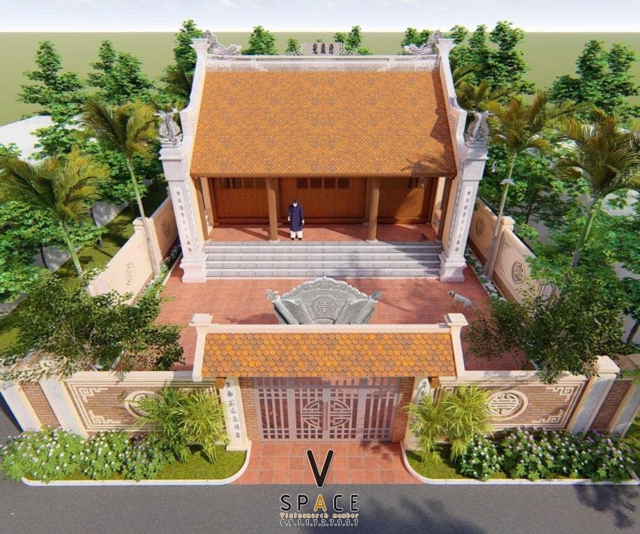 thiet-ke-nha-tho-ho-3-gian-2-mai-co-hau-cung-va-nha-ngang-tai-tuyen-quang (1) Thiết kế nhà thờ họ 3 gian 2 mái có hậu cung và nhà ngang tại Tuyên Quang