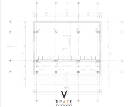 Bản vẽ thiết kế nhà thờ họ 3 gian 2 mái 80m2 với bậc ngũ cấp tại Hà Nội