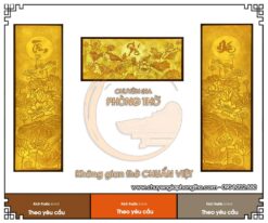 Bộ tranh trúc chỉ Tâm Đức đẹp cho phòng thờ chuẩn Việt