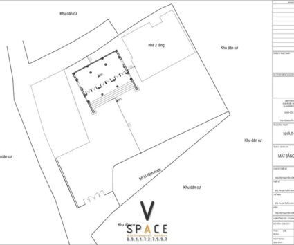 Phương án thiết kế nhà thờ họ 3 gian 2 mái phong cách truyền thống 67m2 tại Hưng Yên
