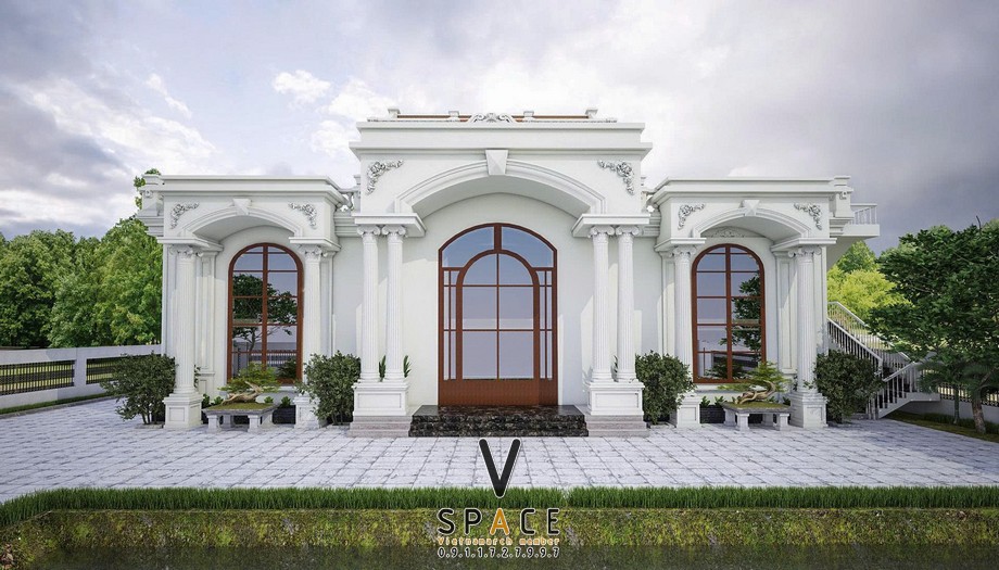 Thiết kế nhà thờ họ 3 gian 2 mái 2 tầng phong cách châu Âu tại Hà Nội Thiết kế nhà thờ họ 3 gian 2 mái 2 tầng phong cách châu Âu tại Hà Nội